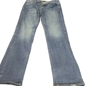 Aeropostale Skinny Jeans Mens 33/32 Stretch Blue 30 Length